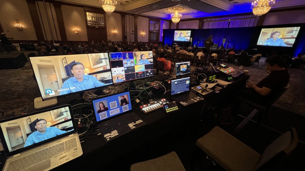 Professional A/V production at Scottsdale leadership summit